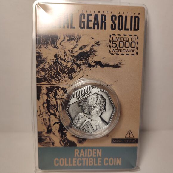 Metal Gear Solid Raiden And Solid Snake Coin Bundle Official Konami Coins Set - Picture 3 of 6